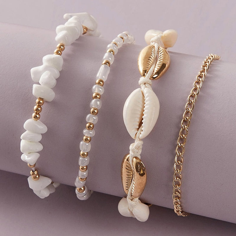 Handmade Seashell Anklet