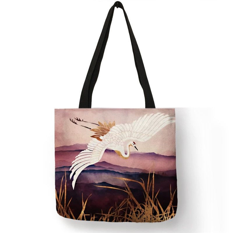 Japanese Ukiyoe Casual Handbag