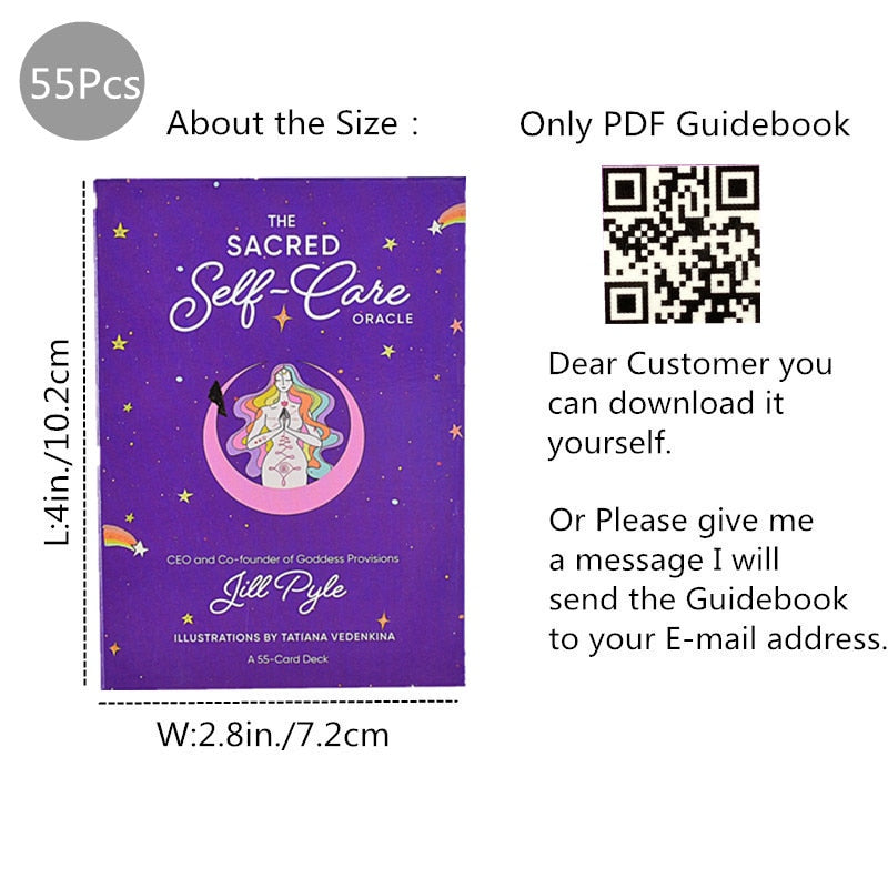 Shamanic Healing Oracle Tarot Cards Divination Deck Full English Version Board Games for Adults and Children