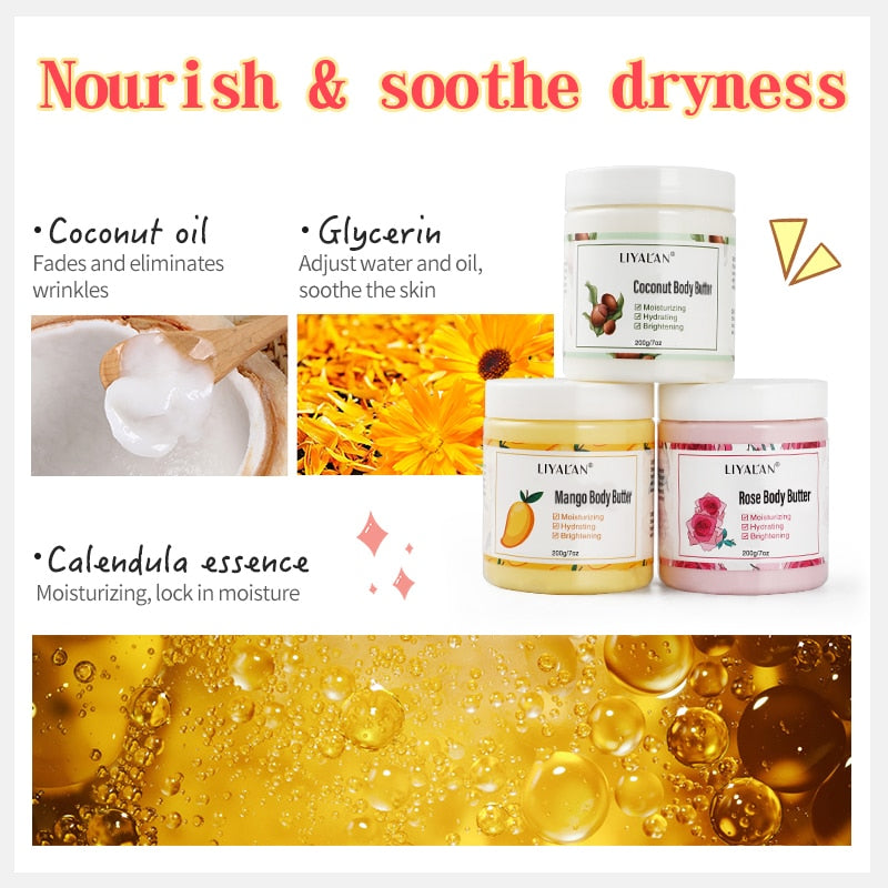 Shea Body Butter Soothes Dry Skin Moisturizer