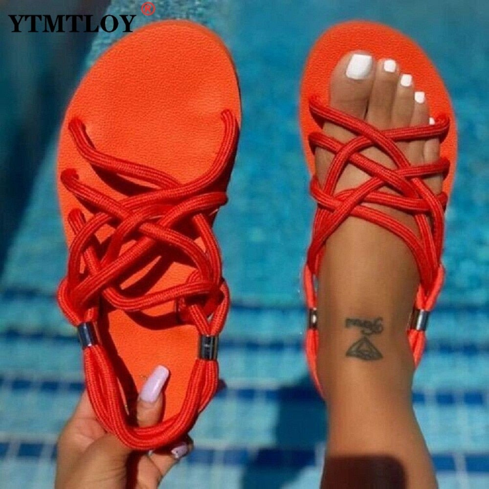 Hemp Rope Beach Sandals