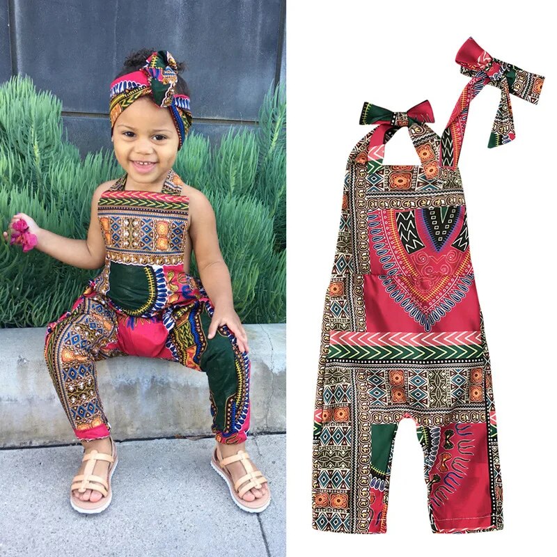 Baby Girl African Dashiki Dress