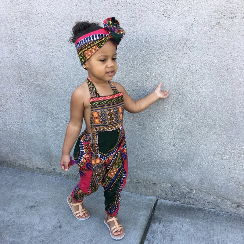 Baby Girl African Dashiki Dress