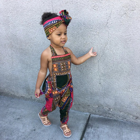 Baby Girl African Dashiki Dress