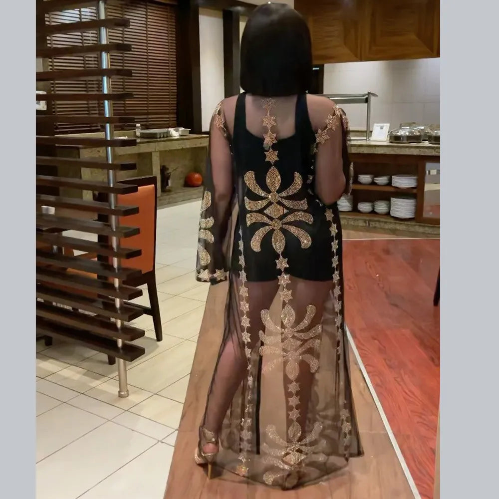 African Mesh Robe