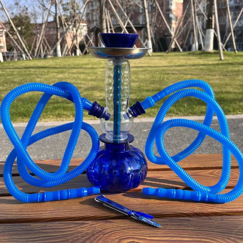 Acrylic Hookah Shisha Set with Double Silicone Hose