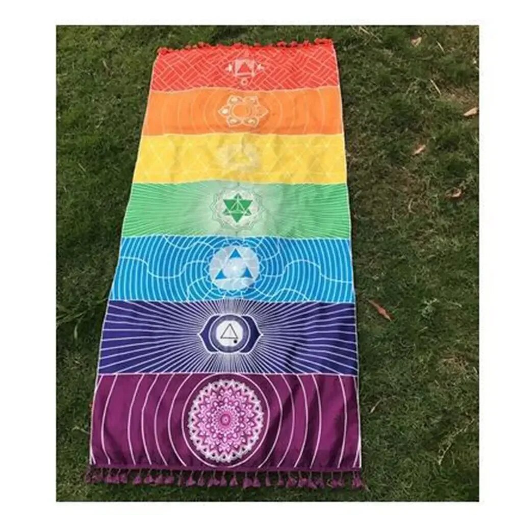 Chakras Meditation Yoga Rug