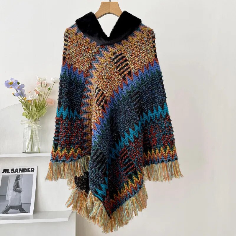 Knitted Pullover Cloak
