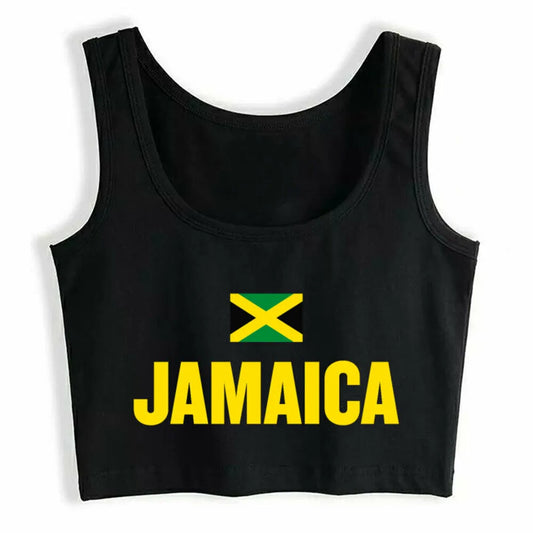 Jamaican Flag Crop Top