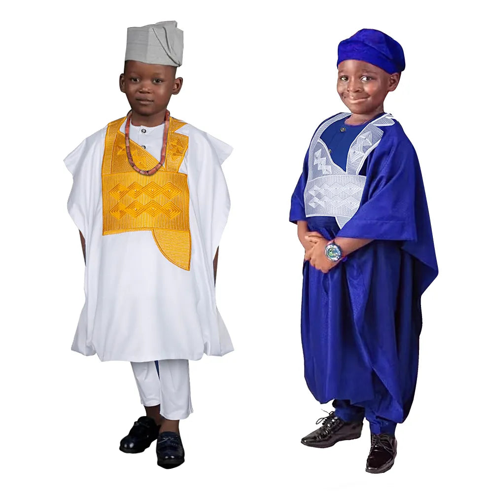 Kids African Dashiki Pants Set