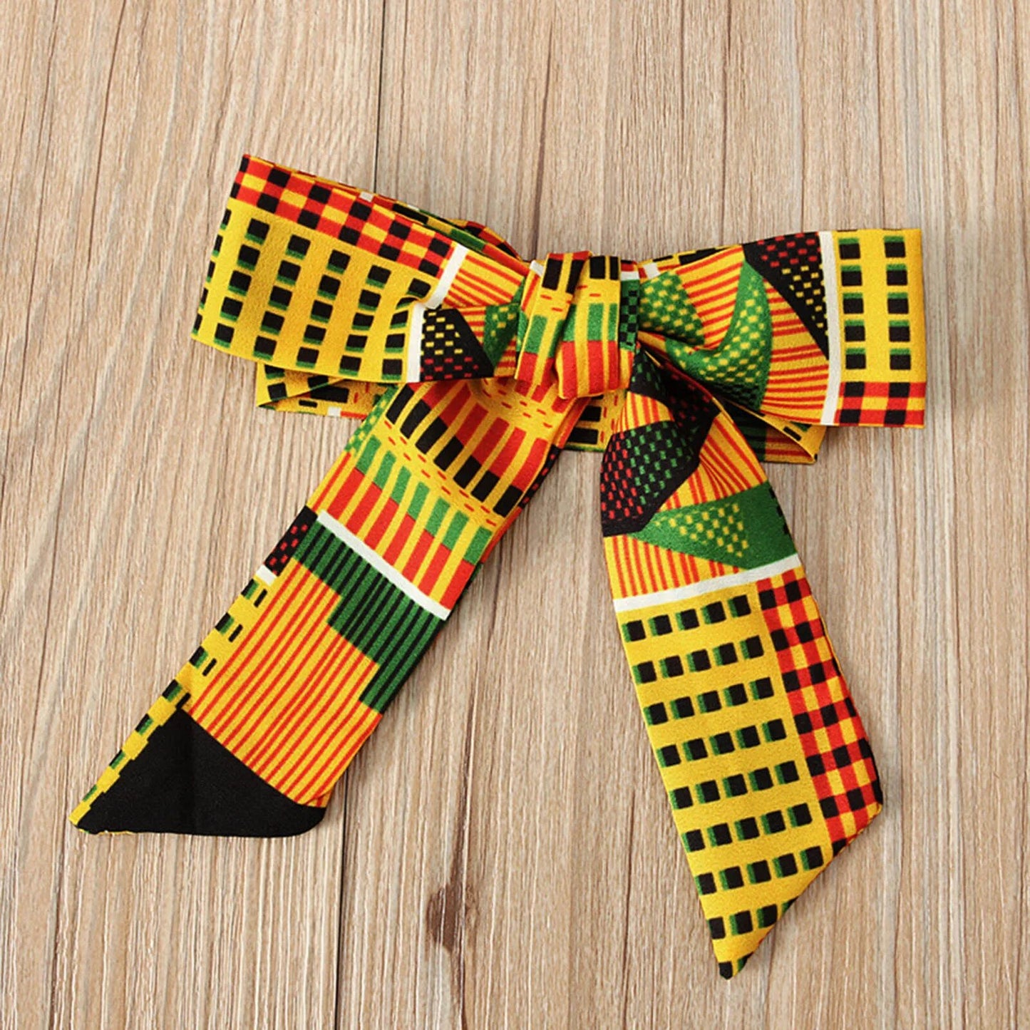 Toddler African Print Off Shoulder Romper + Headband Set