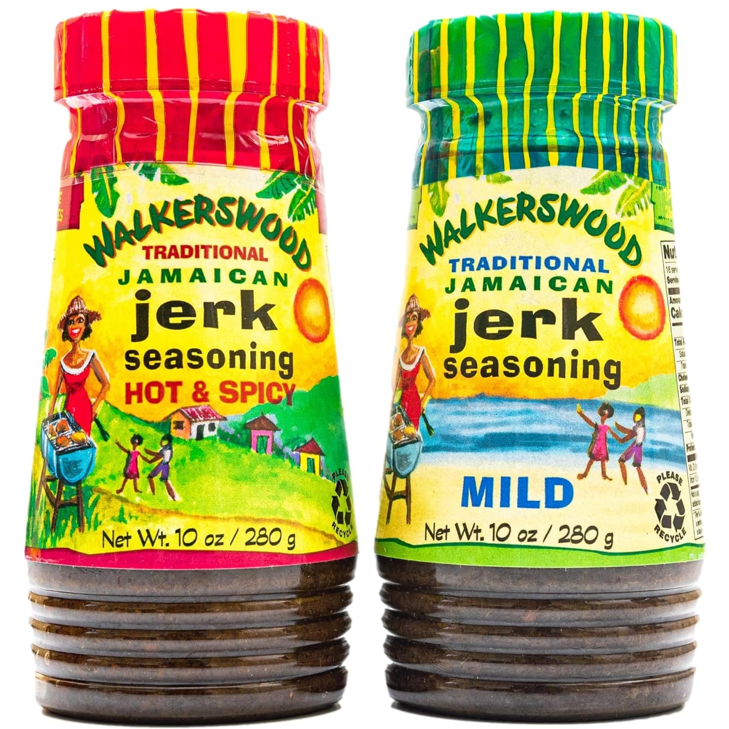 Walkerswood Traditional Jamaican Jerk Seasoning- Hot & Spicy- 10 oz