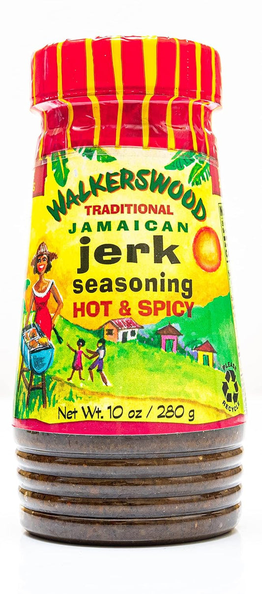 Walkerswood Traditional Jamaican Jerk Seasoning- Hot & Spicy- 10 oz