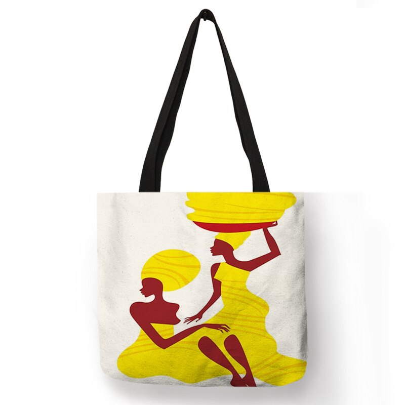 African Totem Beach Bag