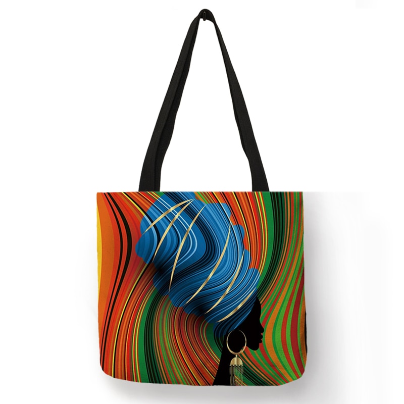 African Totem Beach Bag