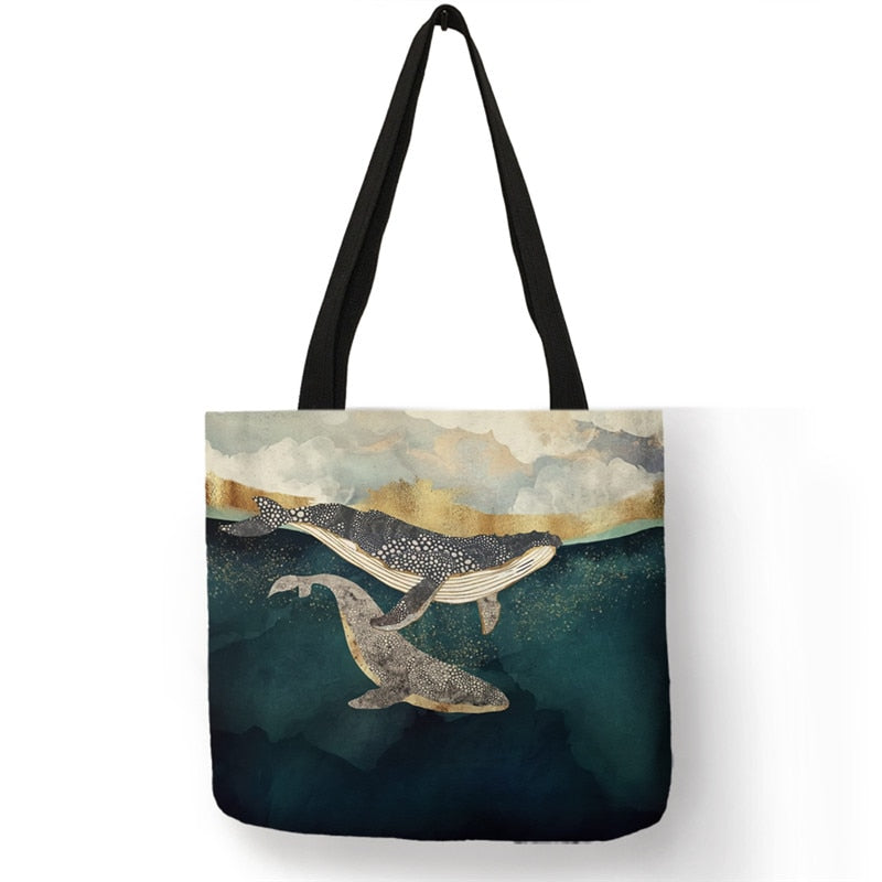 Japanese Ukiyoe Casual Handbag