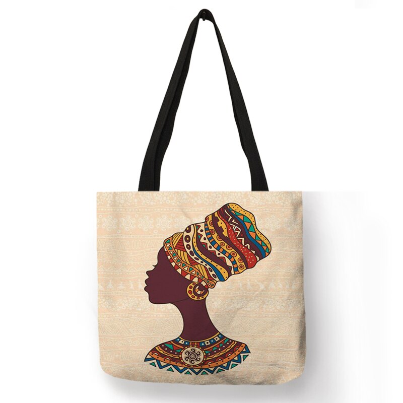 African Totem Beach Bag