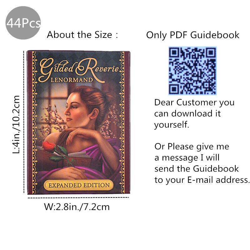 Shamanic Healing Oracle Tarot Cards Divination Deck Full English Version Board Games for Adults and Children