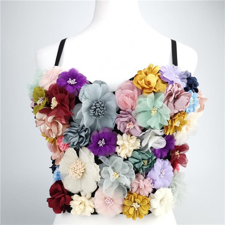 Applique Floral Corselets