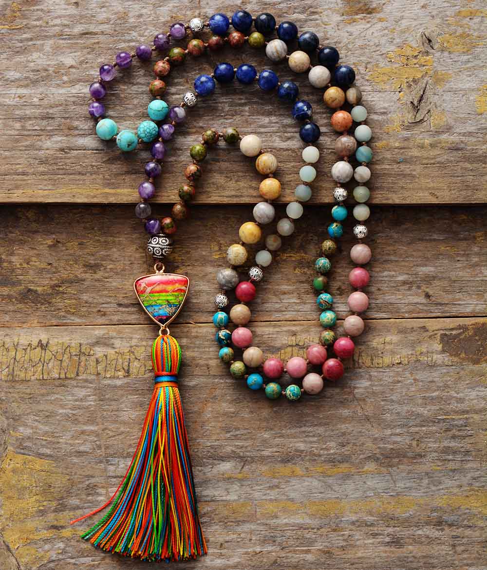 Chakra Triangle Pendant