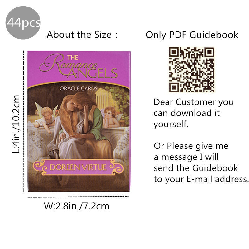 Shamanic Healing Oracle Tarot Cards Divination Deck Full English Version Board Games for Adults and Children