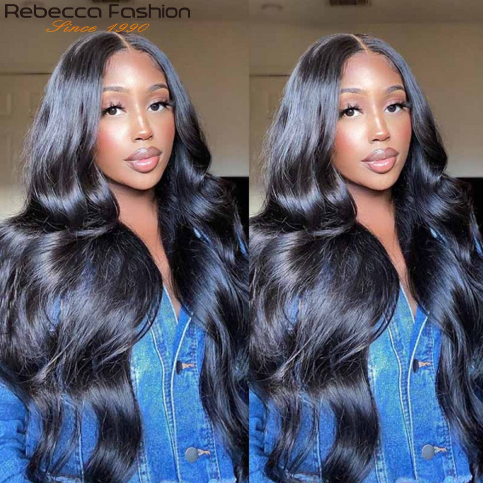 Body Wave Frontal Wigs Human Hair Lace Front Wigs 13X4 Pre Plucked Brazilian Body Wave T Part Lace Wigs Lace Front Wigs