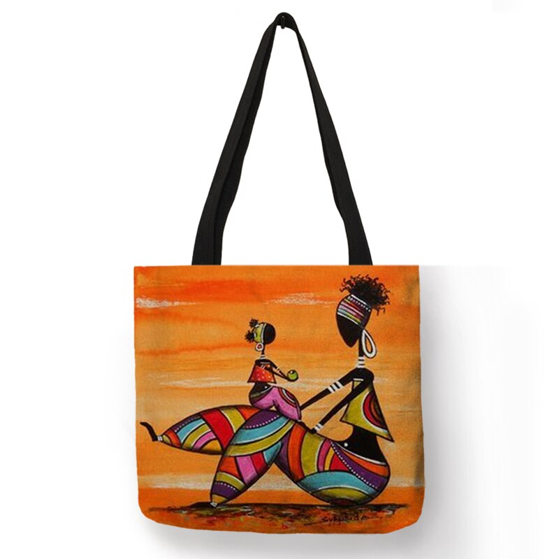 African Totem Beach Bag