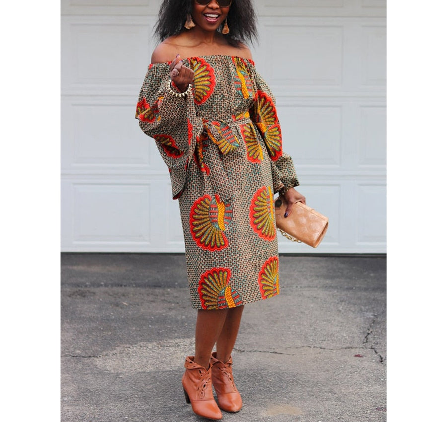 Long Sleeve Maxi Loose Fit Dress