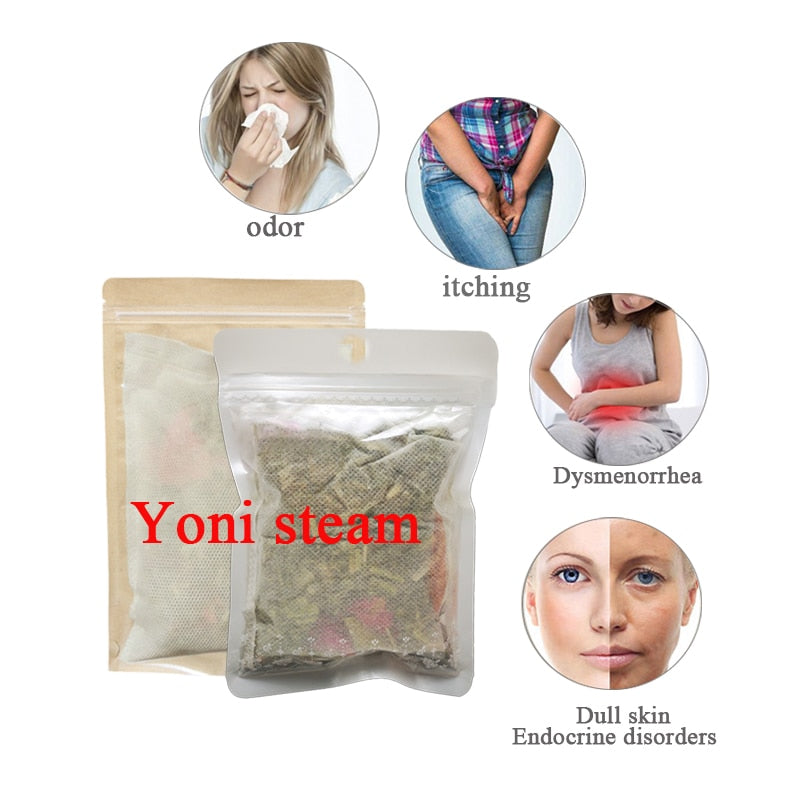 Yoni steam detox steam 100% Chinese herbal Women yoni SPA Natural Herbal Vaginal Steam Yonisteam Bidet Feminine Vagina Care Suit
