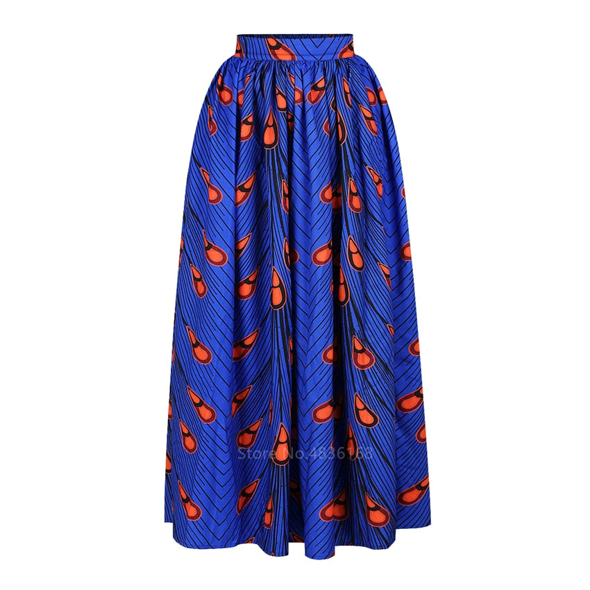 African Split Skirt 2 Piece for Women