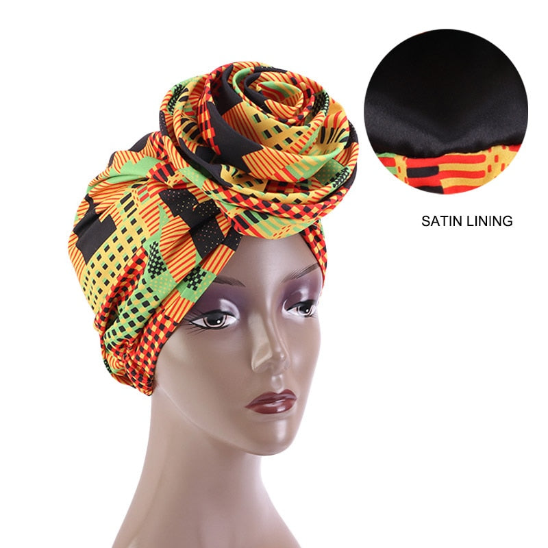 Floral Ankara Head Wrap