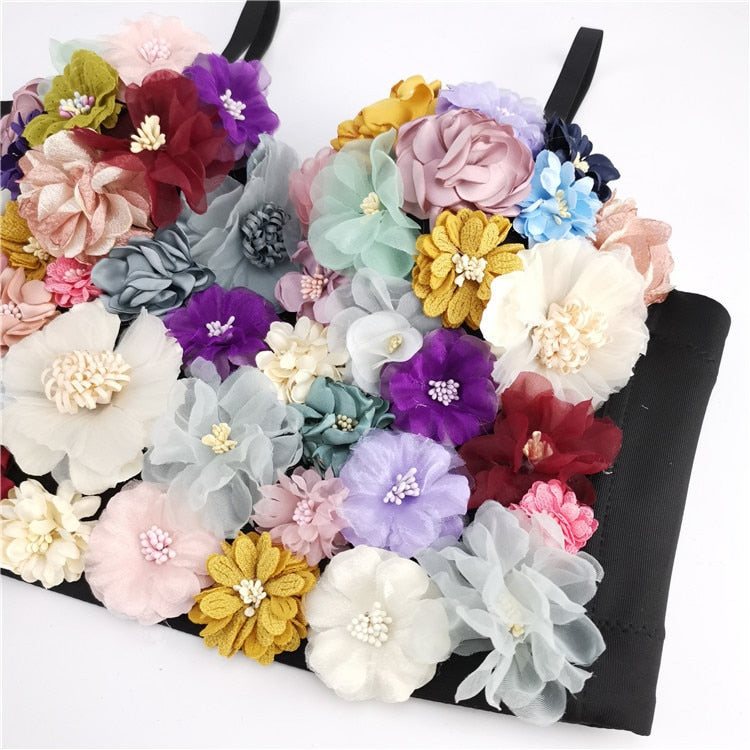 Applique Floral Corselets