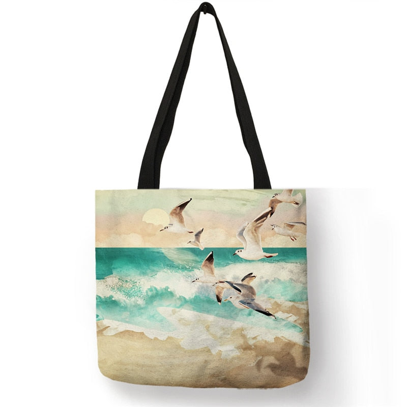 Japanese Ukiyoe Casual Handbag