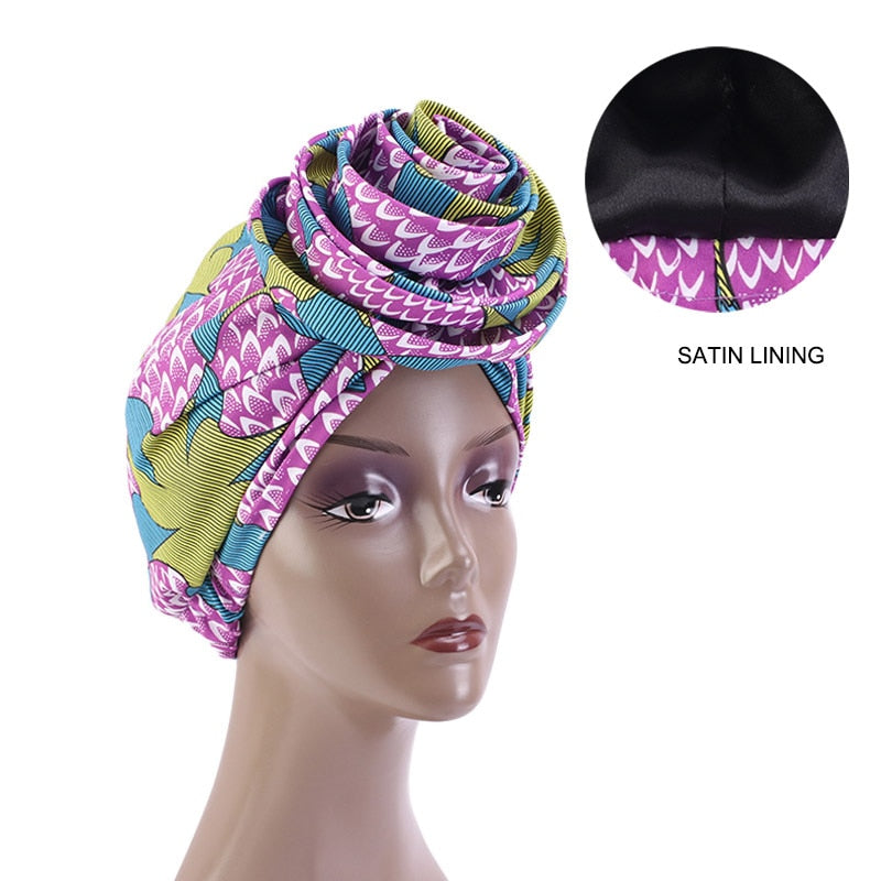 Floral Ankara Head Wrap