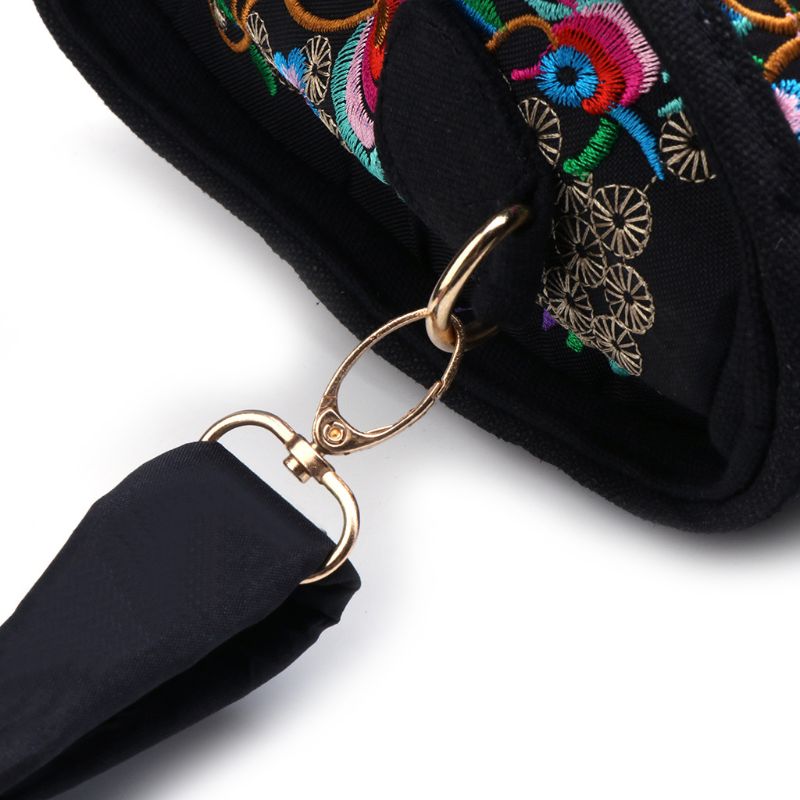 Floral Embroidered Tote