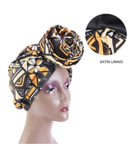Floral Ankara Head Wrap