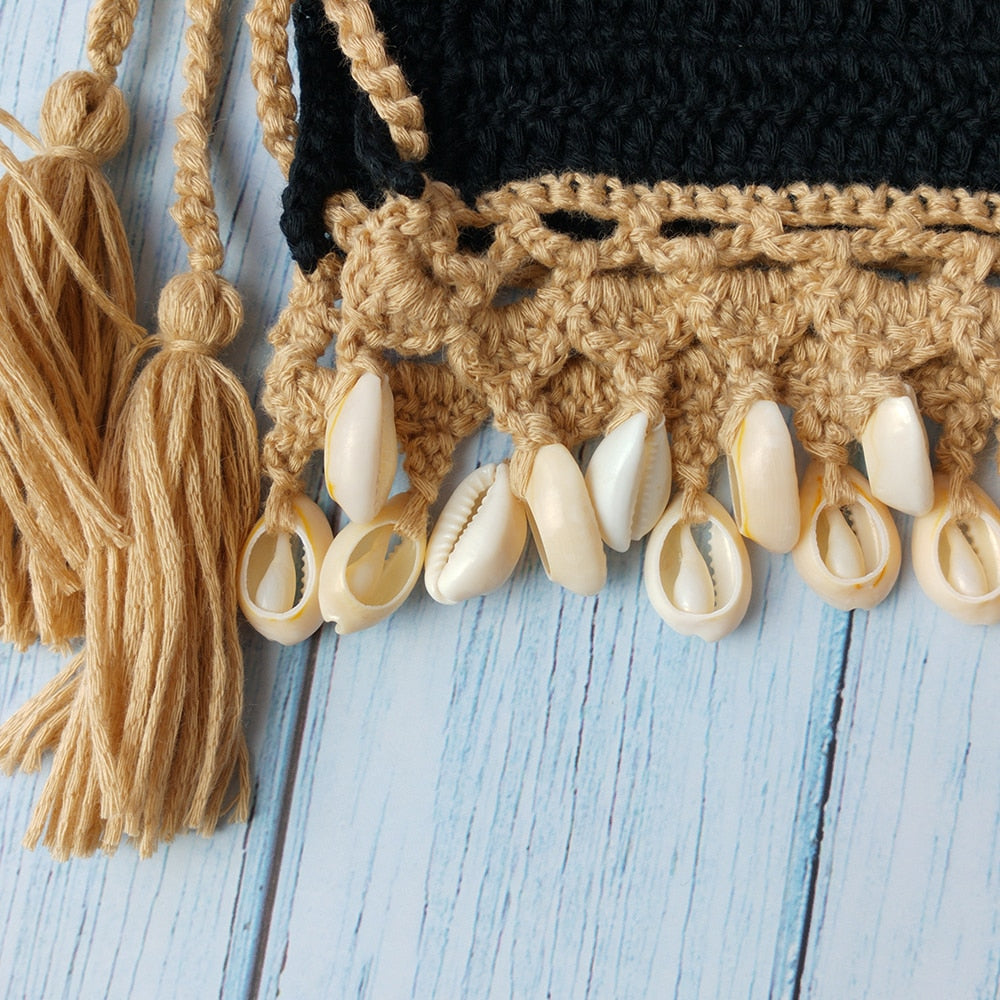 3 Piece Boho Crochet Set