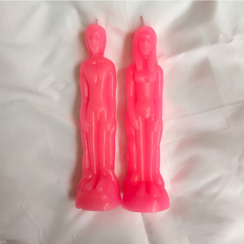 Male and Female Image Statue Figurine Candle Decorative Candle