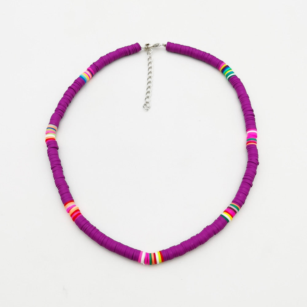 Bohemian Rainbow Heshi Choker