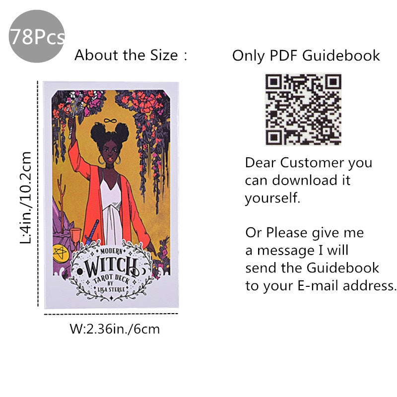 Shamanic Healing Oracle Tarot Cards Divination Deck Full English Version Board Games for Adults and Children