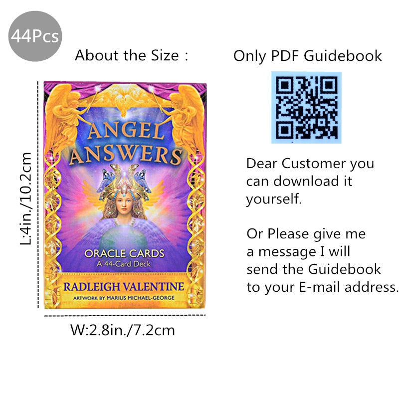 Shamanic Healing Oracle Tarot Cards Divination Deck Full English Version Board Games for Adults and Children