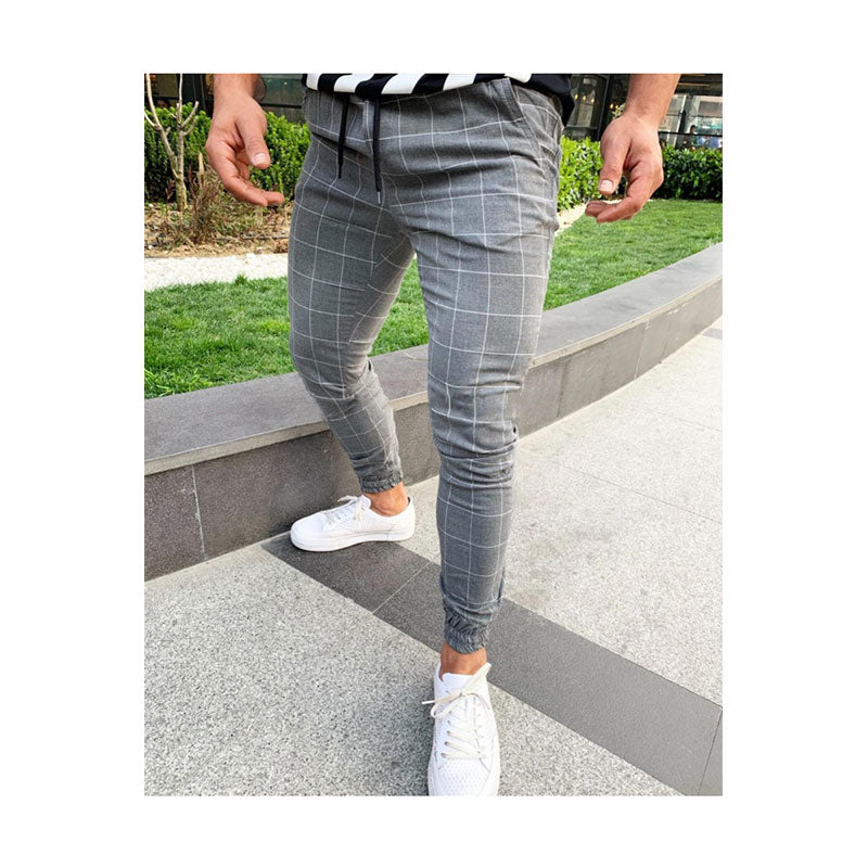Trendy Mens Joggers Slim Fits Sweatpants Gym Suit Sport Gym Skinny Office Casual Pants Trousers Skinny Trousers