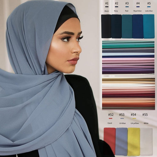 Muslim Chiffon Hijabs