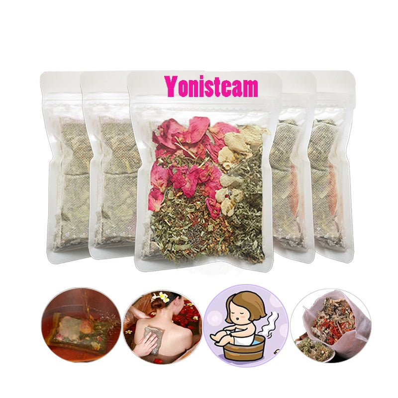 Yoni steam detox steam 100% Chinese herbal Women yoni SPA Natural Herbal Vaginal Steam Yonisteam Bidet Feminine Vagina Care Suit