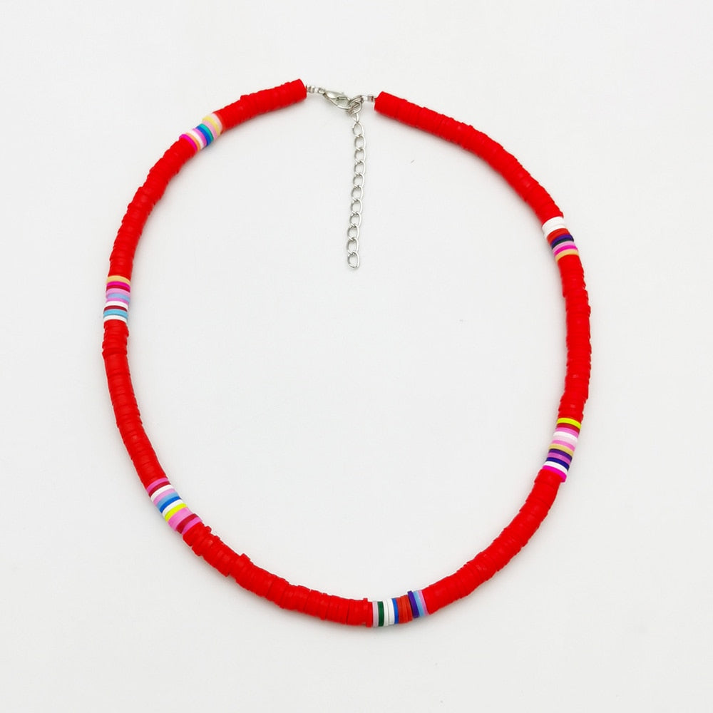 Bohemian Rainbow Heshi Choker