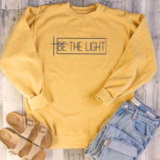 Be The Light Cotton Sweatshirt