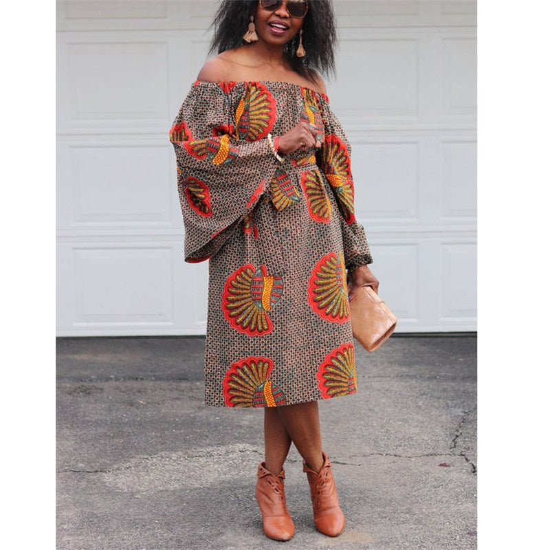 Long Sleeve Maxi Loose Fit Dress