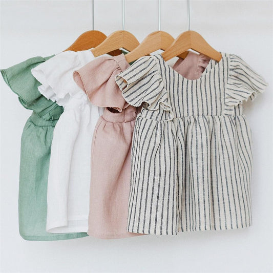 0-3 Yrs Cotton Baby Dresses