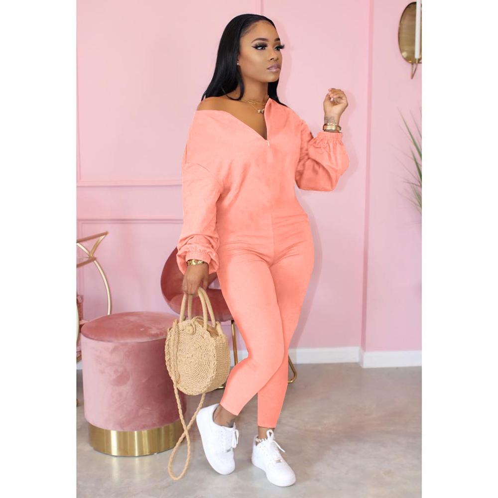 Casual Autumn Long Sleeve Jumpsuit