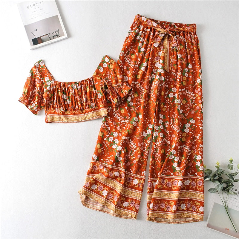 2 Piece Vintage Chic Set